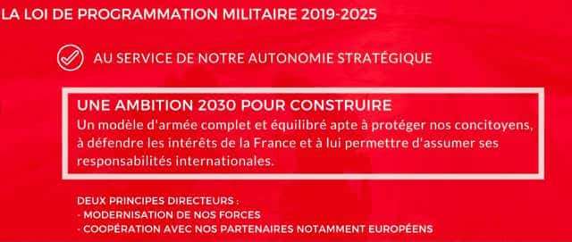 Loi programmation militaire